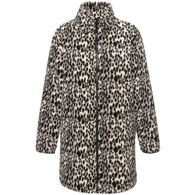 Lascana Fleecejacke Damen Leo-Beige Gr.36/38 Lascana Fleecejacke Damen Leo-Beige Gr.36/38