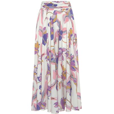 Lascana Hosenrock Damen Creme-Flieder-Rosé Bedruckt Gr.42 Lascana Hosenrock Damen Creme-Flieder-Rosé Bedruckt Gr.42