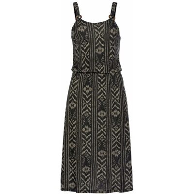 Lascana Jerseykleid Damen Schwarz-Creme-Bedruckt Gr.38 Lascana Jerseykleid Damen Schwarz-Creme-Bedruckt Gr.38
