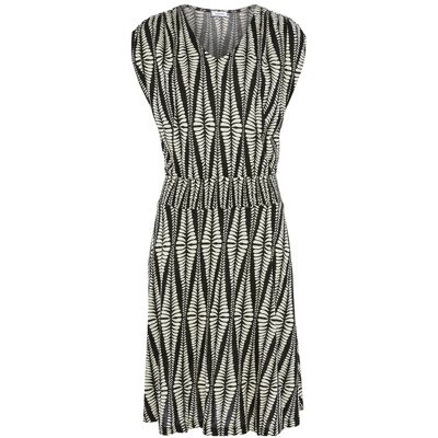 LASCANA Gr. 42 Allover Druck Kurzes Sommerkleid - Kleid LASCANA Gr. 42 Allover Druck Kurzes Sommerkleid - Kleid