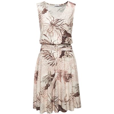 Lascana Jerseykleid Damen Taupe Bedruckt Gr.46 Lascana Jerseykleid Damen Taupe Bedruckt Gr.46