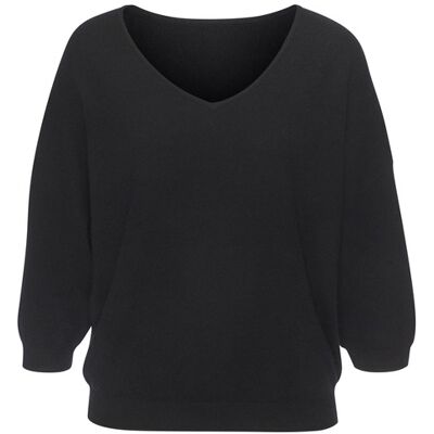 Lascana Kaschmirpullover Damen Schwarz Gr.44/46 Lascana Kaschmirpullover Damen Schwarz Gr.44/46