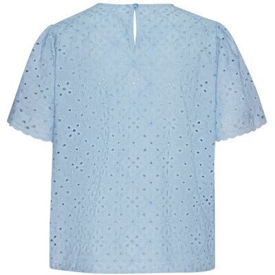 Lascana Kurzarmbluse Damen Himmelblau Gr.46 Lascana Kurzarmbluse Damen Himmelblau Gr.46