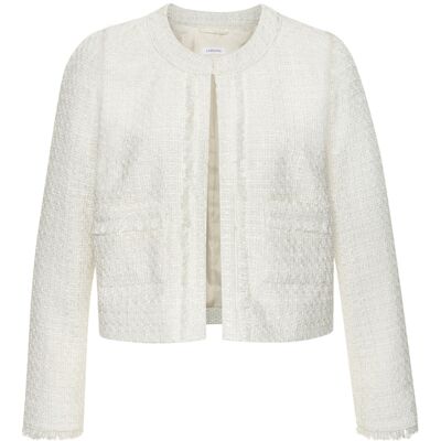 Lascana Kurzblazer Damen Creme Gr.46 Lascana Kurzblazer Damen Creme Gr.46