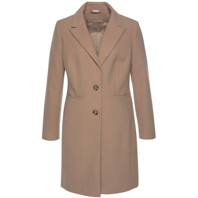 Lascana Kurzmantel Damen Camelfarben Gr.44 Lascana Kurzmantel Damen Camelfarben Gr.44