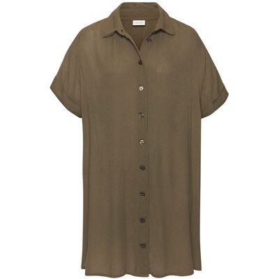 Lascana Longbluse Damen Khaki Gr.36 Lascana Longbluse Damen Khaki Gr.36