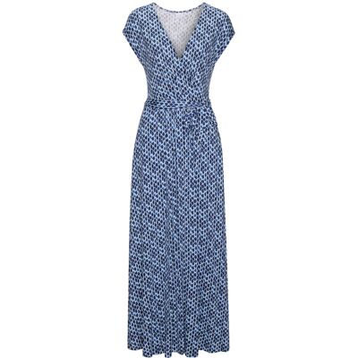 Lascana Maxikleid Damen Blau Bedruckt Gr.34 Lascana Maxikleid Damen Blau Bedruckt Gr.34