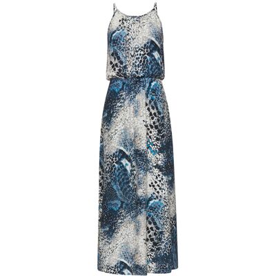 Lascana Maxikleid Damen Blau Bedruckt Gr.44 Lascana Maxikleid Damen Blau Bedruckt Gr.44