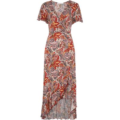 Lascana Maxikleid Damen Bunt Bedruckt Gr.38 Lascana Maxikleid Damen Bunt Bedruckt Gr.38