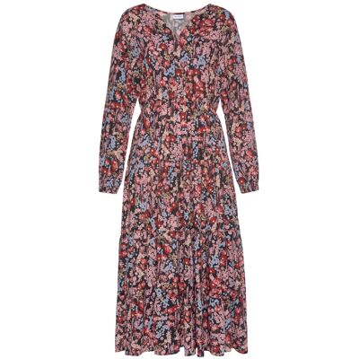 Lascana Maxikleid Damen Floral-Bedruckt Gr.40 Lascana Maxikleid Damen Floral-Bedruckt Gr.40