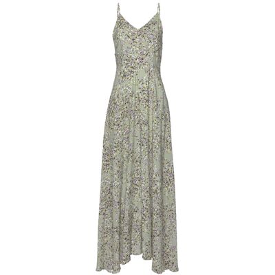 Lascana Maxikleid Damen Grün-Lila-Bedruckt Gr.44 Lascana Maxikleid Damen Grün-Lila-Bedruckt Gr.44