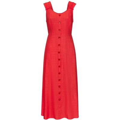 Lascana Maxikleid Damen Rot Gr.46 Lascana Maxikleid Damen Rot Gr.46