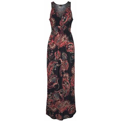 Lascana Maxikleid Damen Schwarz-Bedruckt Gr.40 Lascana Maxikleid Damen Schwarz-Bedruckt Gr.40