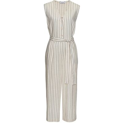 Lascana Overall Damen Creme-Black Gestreift Gr.42 Lascana Overall Damen Creme-Black Gestreift Gr.42