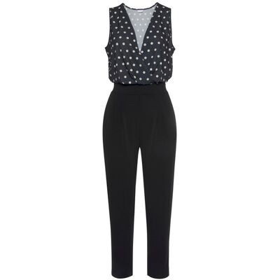 Lascana Overall Damen Schwarz-Creme-Bedruckt Gr.44 Lascana Overall Damen Schwarz-Creme-Bedruckt Gr.44
