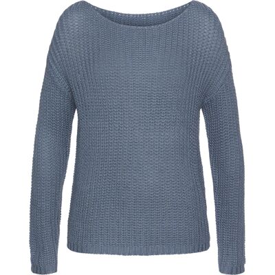 Lascana Rundhalspullover Damen Blau Gr.32/34 Lascana Rundhalspullover Damen Blau Gr.32/34