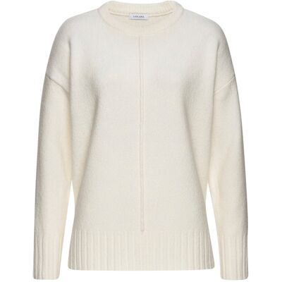 Lascana Rundhalspullover Damen Creme Gr.40/42 Lascana Rundhalspullover Damen Creme Gr.40/42