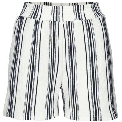 Lascana Shorts Damen Weiß-Marine Gestreift Gr.36 Lascana Shorts Damen Weiß-Marine Gestreift Gr.36