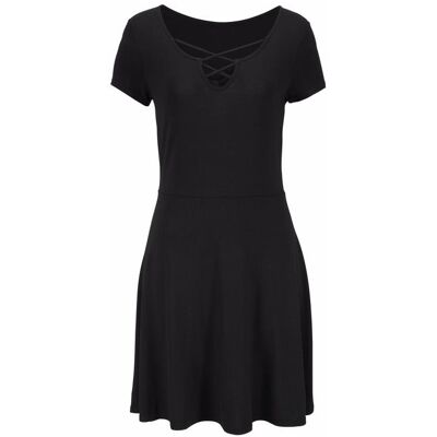 Lascana Sommerkleid Damen Schwarz Gr.34 Lascana Sommerkleid Damen Schwarz Gr.34