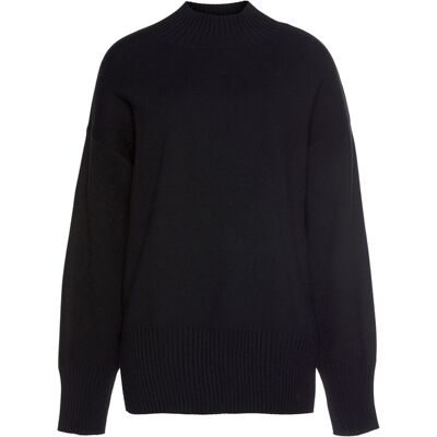 Lascana Stehkragenpullover Damen Schwarz Gr.32/34 Lascana Stehkragenpullover Damen Schwarz Gr.32/34
