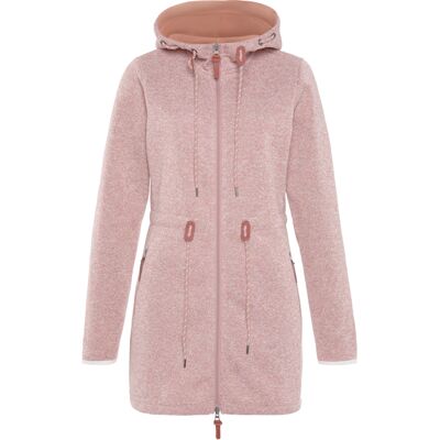 Lascana Strickfleecejacke Damen Rose Gr.44/46 Lascana Strickfleecejacke Damen Rose Gr.44/46