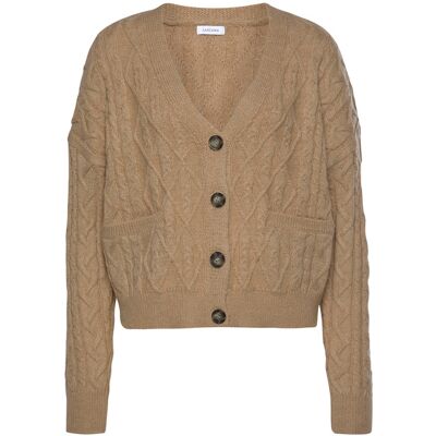 Lascana Strickjacke Damen Camelfarben Gr.32/34 Lascana Strickjacke Damen Camelfarben Gr.32/34