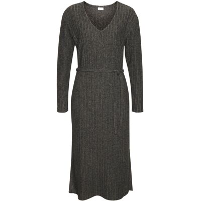 Lascana Strickkleid Damen Anthrazit-Melange Gr.32/34 Lascana Strickkleid Damen Anthrazit-Melange Gr.32/34