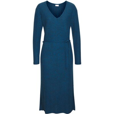 Lascana Strickkleid Damen Blau-Melange Gr.36/38 Lascana Strickkleid Damen Blau-Melange Gr.36/38