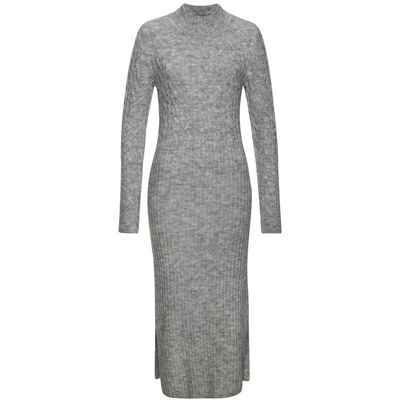 Lascana Strickkleid Damen Grau Meliert Gr.44 Lascana Strickkleid Damen Grau Meliert Gr.44