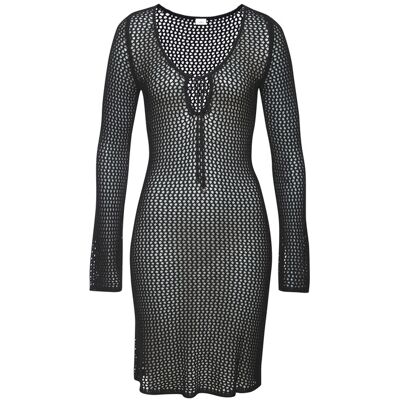Lascana Strickkleid Damen Schwarz Gr.36 Lascana Strickkleid Damen Schwarz Gr.36