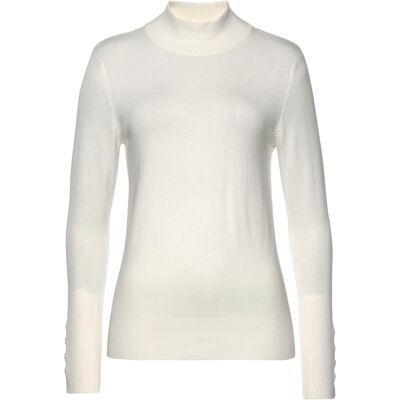 Lascana Strickpullover Damen Creme Gr.40/42 Lascana Strickpullover Damen Creme Gr.40/42