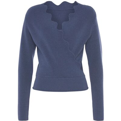 Lascana Strickpullover Damen Marine Gr.32/34 Lascana Strickpullover Damen Marine Gr.32/34