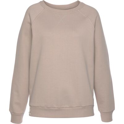 Lascana Sweatshirt Damen Hellbraun Gr.36/38 Lascana Sweatshirt Damen Hellbraun Gr.36/38