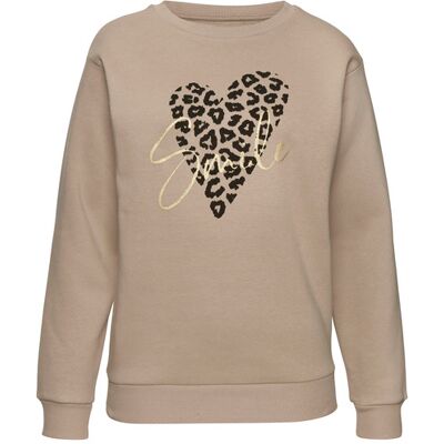 Lascana Sweatshirt Damen Sand Gr.32/34 Lascana Sweatshirt Damen Sand Gr.32/34