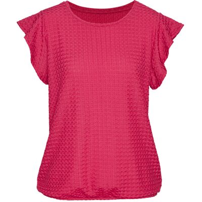 Lascana T-Shirt Damen Fuchsia Gr.36/38 Lascana T-Shirt Damen Fuchsia Gr.36/38