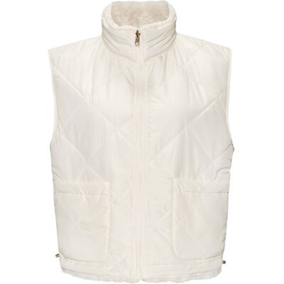 Lascana Wendeweste Damen Creme Gr.34 Lascana Wendeweste Damen Creme Gr.34