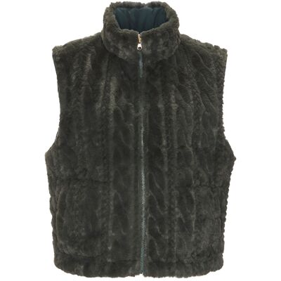 Lascana Wendeweste Damen Dunkelgrün Gr.42 Lascana Wendeweste Damen Dunkelgrün Gr.42