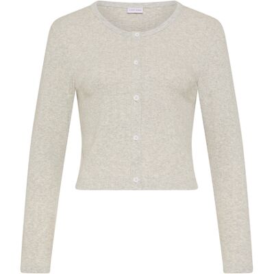 Lscn By Lascana Cardigan Damen Hellgrau Meliert Gr.32/34 Lscn By Lascana Cardigan Damen Hellgrau Meliert Gr.32/34