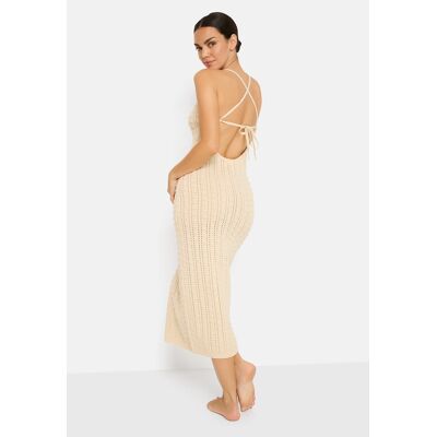 Lscn By Lascana Strickkleid Damen Creme Gr.46 Lscn By Lascana Strickkleid Damen Creme Gr.46