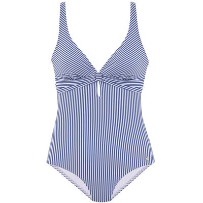 S.Oliver Damen Badeanzug Hellblau-Weiß Gr.36 Cup C/d S.Oliver Damen Badeanzug Hellblau-Weiß Gr.36 Cup C/d