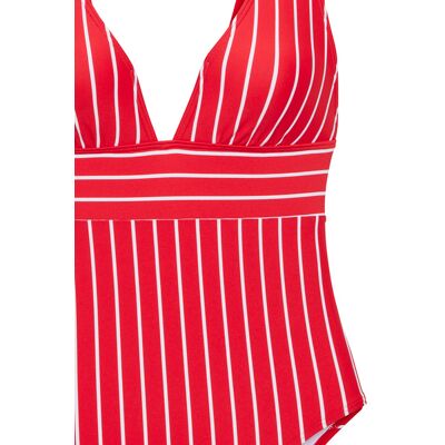 S.Oliver Damen Badeanzug Rot-Weiß Gr.34 Cup C/d S.Oliver Damen Badeanzug Rot-Weiß Gr.34 Cup C/d