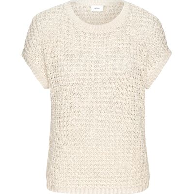 S.Oliver Kurzarmpullover Damen Creme Gr.32/34 S.Oliver Kurzarmpullover Damen Creme Gr.32/34