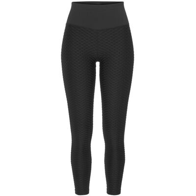 VIVANCE ACTIVE L - Sportleggings - Schwarz - Leggings mit Wabenmuster & Mesh-Einsätzen VIVANCE ACTIVE L - Sportleggings - Schwarz - Leggings mit Wabenmuster & Mesh-Einsätzen