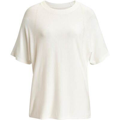 Vivance By Lascana Kurzarmshirt Damen Creme Gr.36/38 Vivance By Lascana Kurzarmshirt Damen Creme Gr.36/38