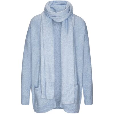 Vivance By Lascana Strickjacke Damen Bleu Meliert Gr.36/38 Vivance By Lascana Strickjacke Damen Bleu Meliert Gr.36/38