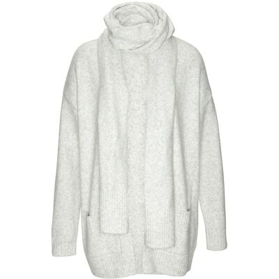 Vivance By Lascana Strickjacke Damen Hellgrau Meliert Gr.36/38 Vivance By Lascana Strickjacke Damen Hellgrau Meliert Gr.36/38