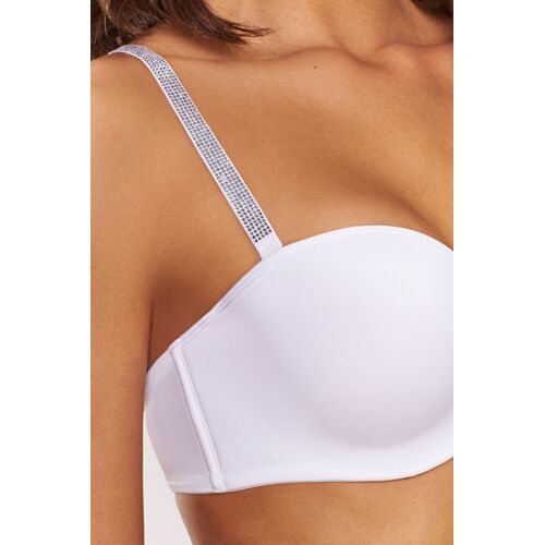 Lascana Bh-Träger Damen Weiß-Silber Gr.