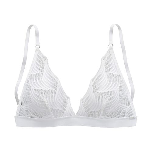 Lascana Bralette-Bh Damen Weiß Gr.70d
