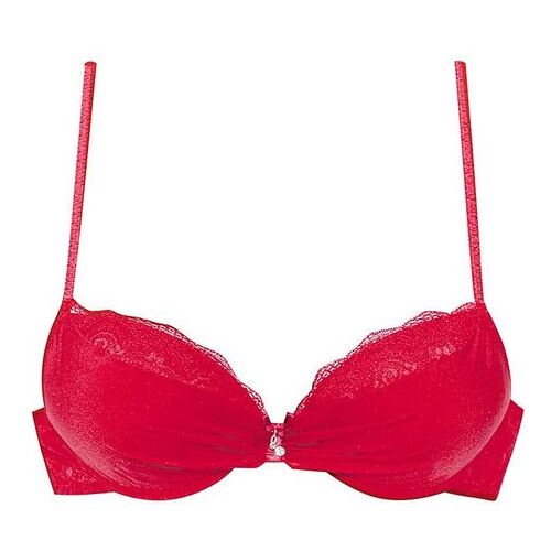 Lascana Push-Up-Bh Damen Kirschrot Gr.85a