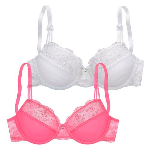 Nuance Bügel-Bh Damen Pink+weiß Gr.85d